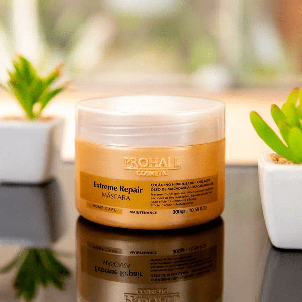 Máscara Extreme Repair 300g Prohall Únika Hair Cosméticos