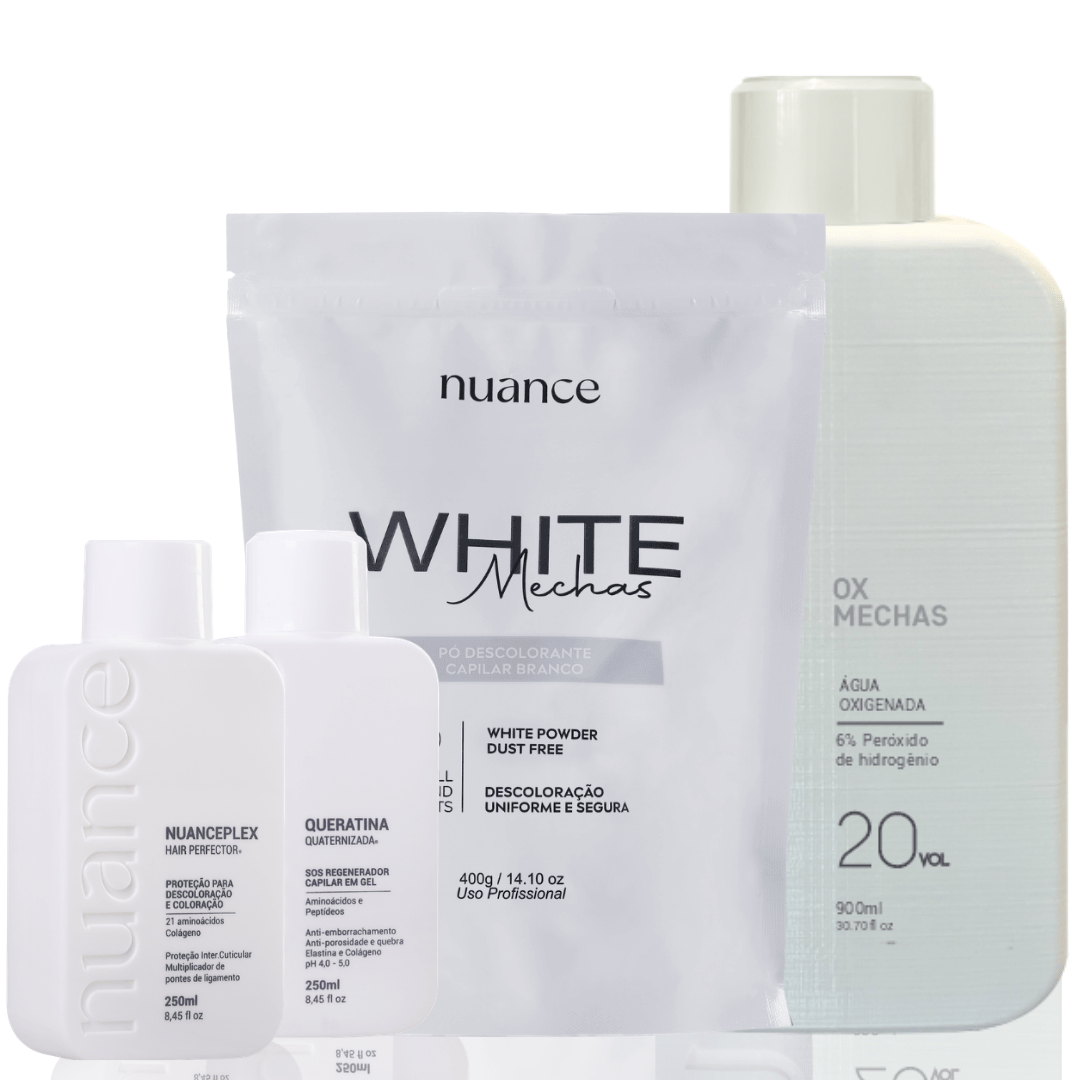 Kit Descoloração Nuance 4 Produtos