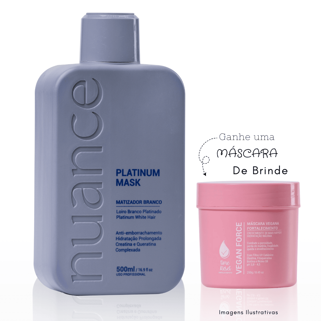 Matizador Platinum Mask 500g Nuance