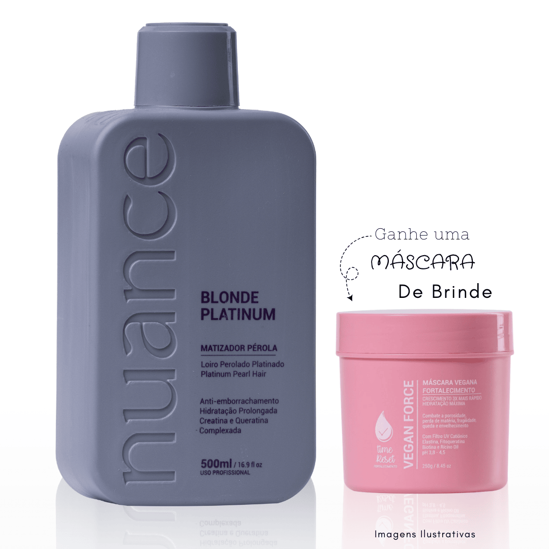 Matizador Pérola Blonde Platinum 500g Nuance