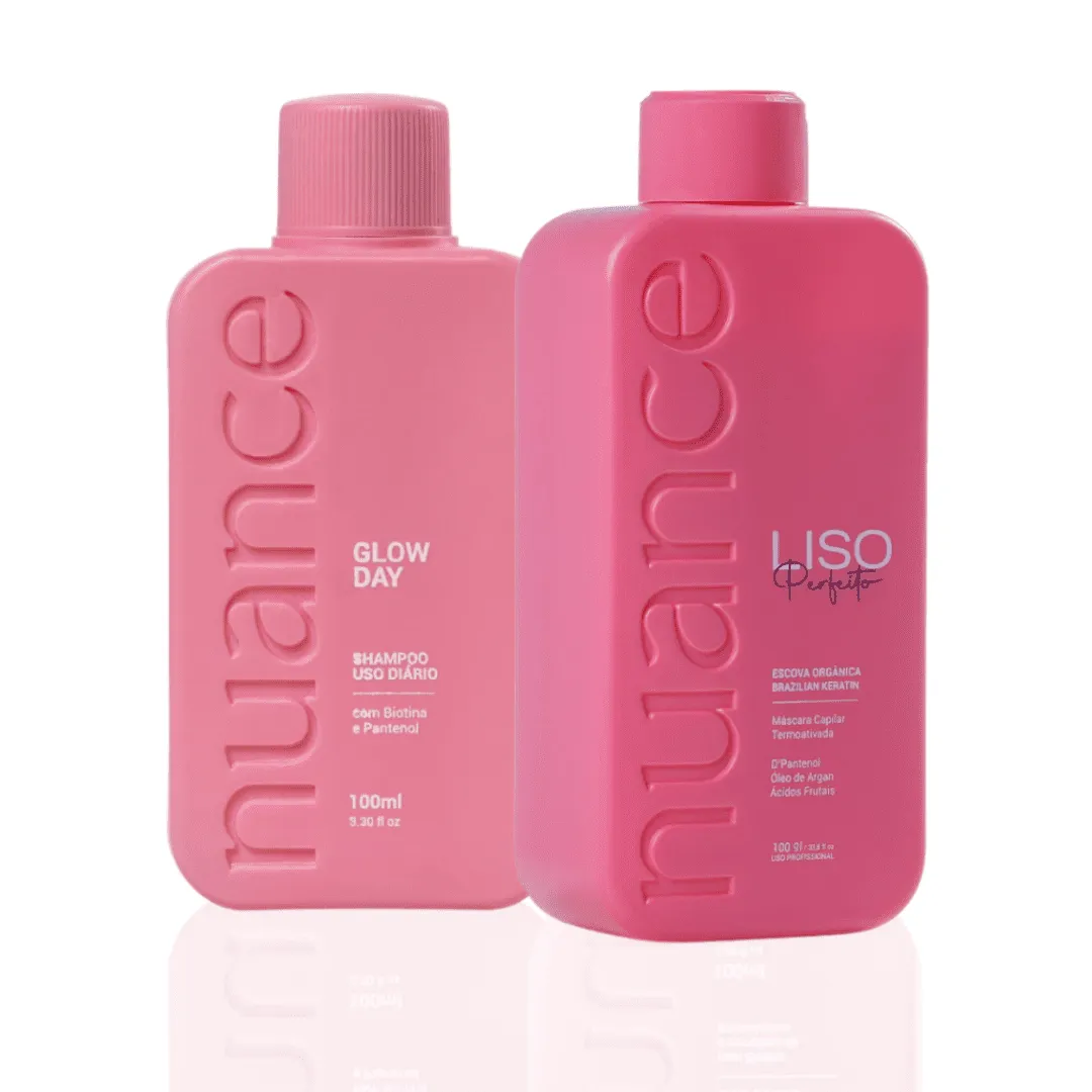 Nuance Kit Progressiva Liso Perfeito com Shampoo Glow Day 100ml