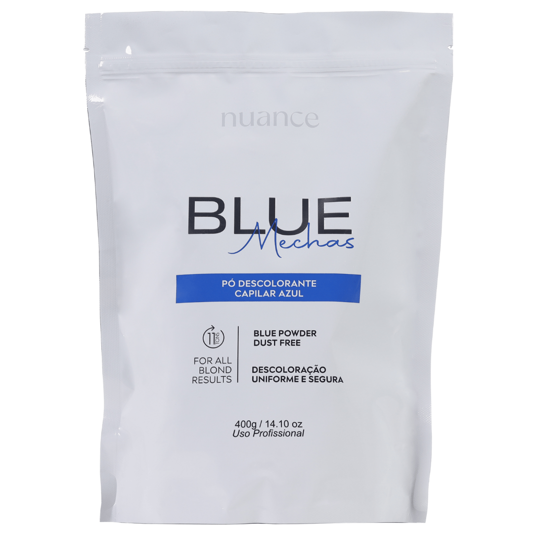 Pó Descolorante Blue Mechas 400g Nuance