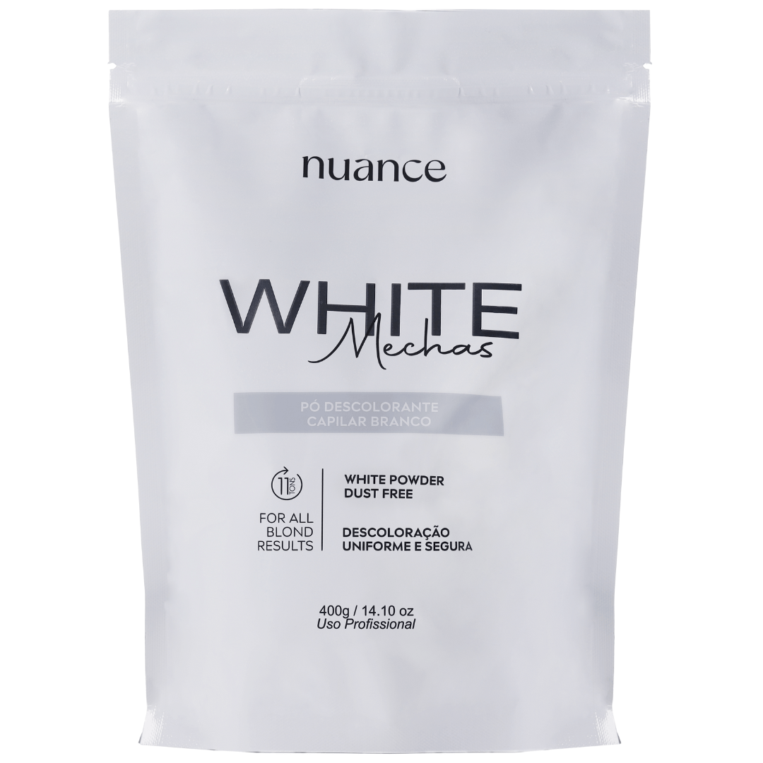 Pó Descolorante White Mechas 400g Nuance