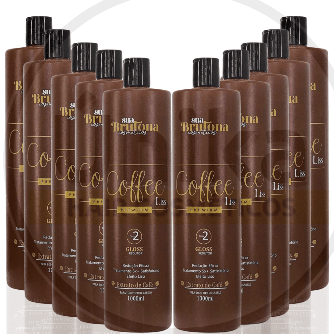 10 Progressivas Coffee Liss Sua Brutona - Gloss Atacado 1L