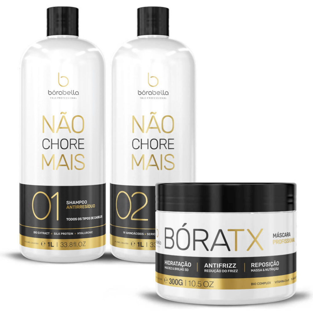 Borabella Progressiva Não Chore Mais Kit 2x1 Litro + Bóratx 300g