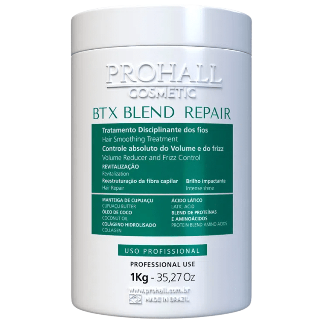 Btx Capilar Orgânico Blend Repair Sem Formol 1kg Prohall