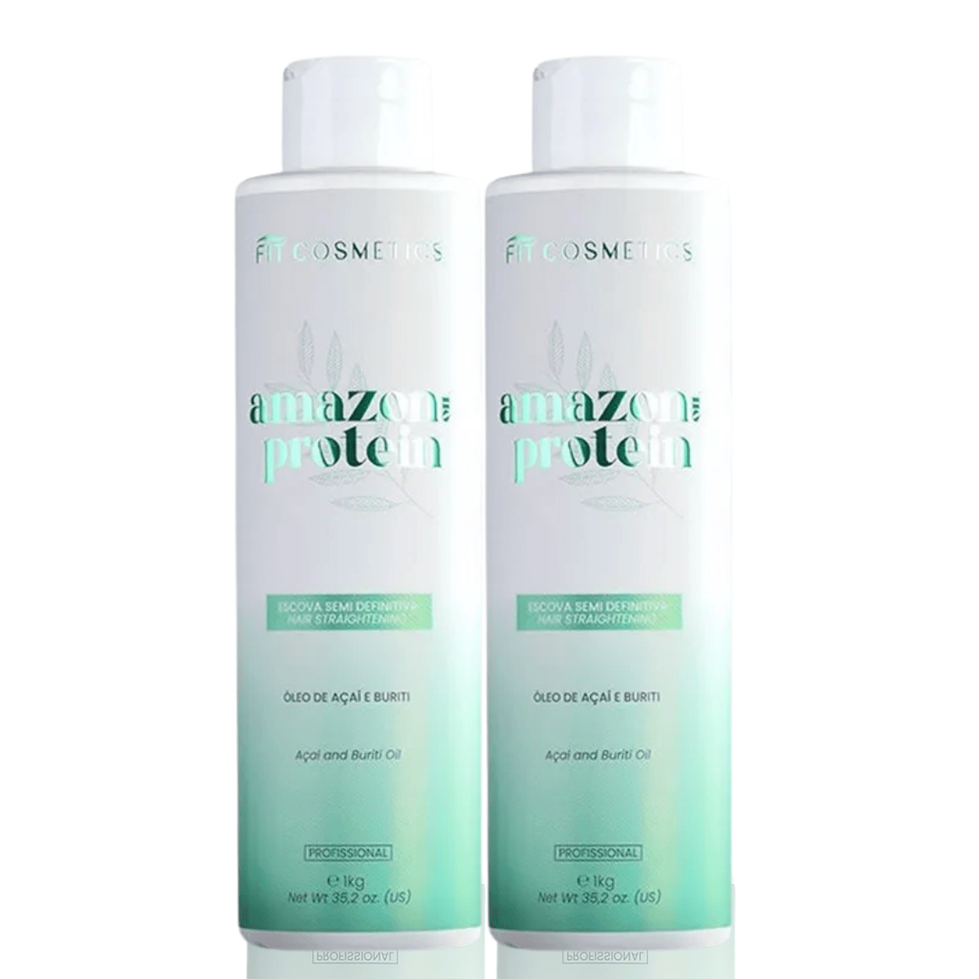 Fit Cosmétics Kit 2x Realinhamento Capilar Orgânica Amazon Oil 1L