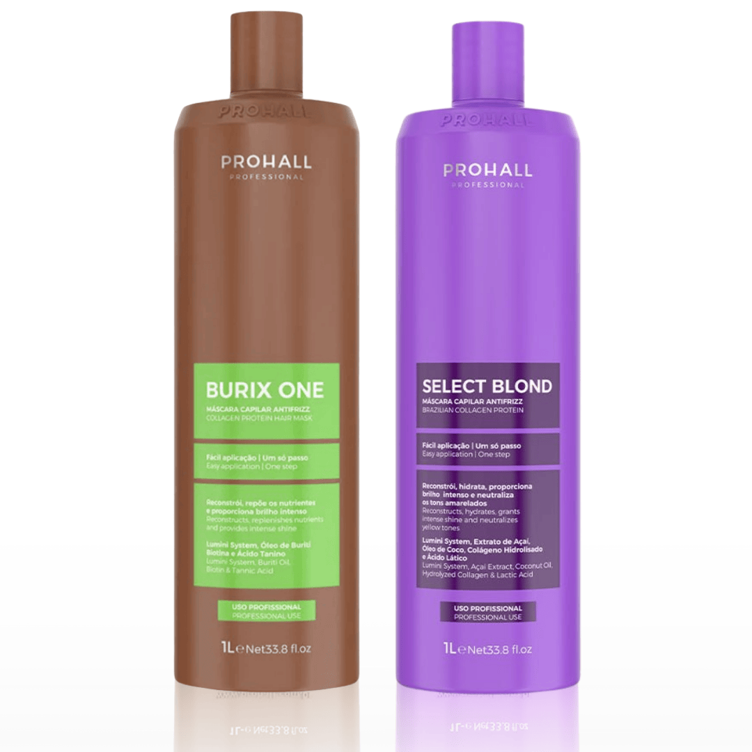 Kit Progressiva Select Blond + Burix One 1 Litro Prohall
