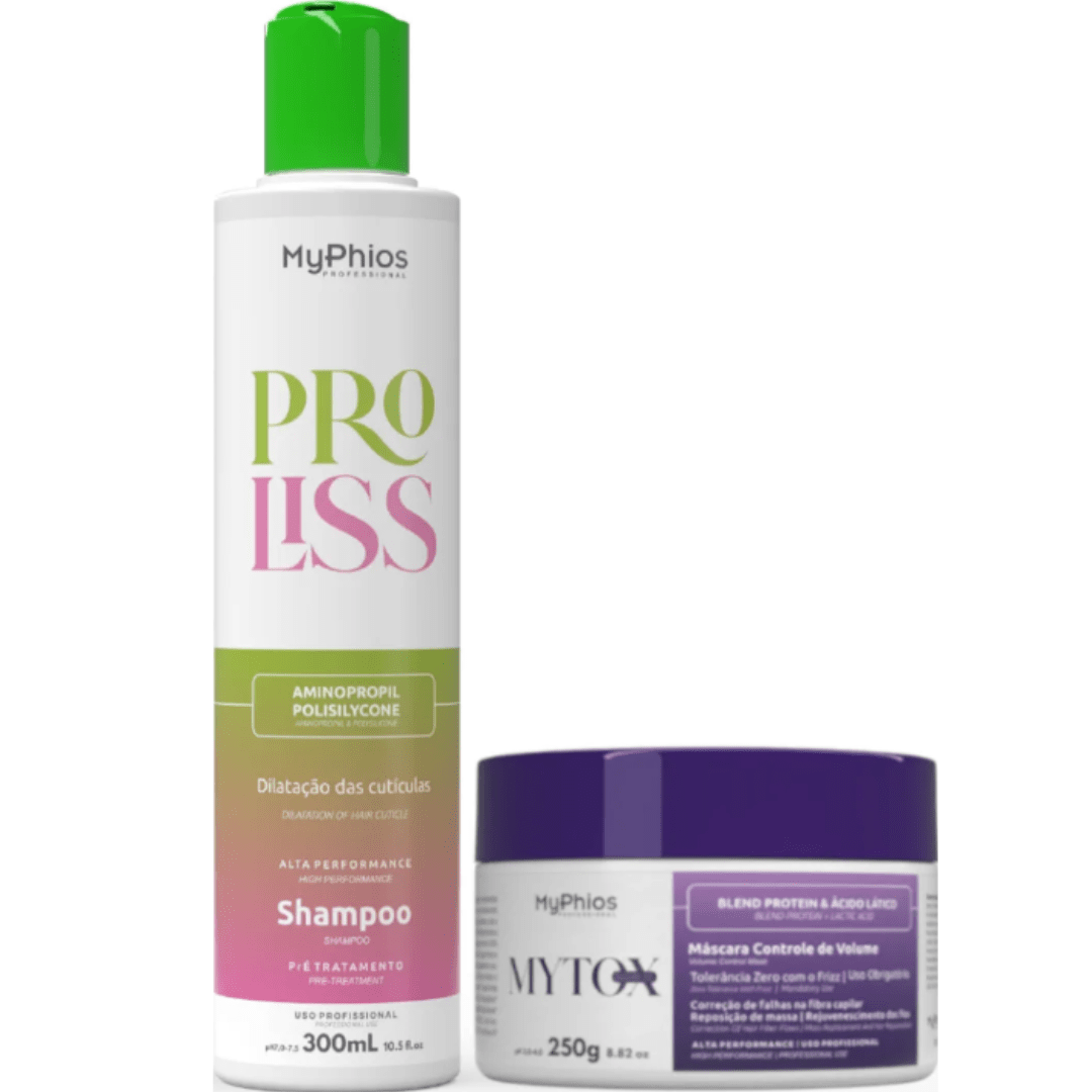 MyPhios Redutor de volume - Mytox BLOND 250g + Shampoo Pré Tratamento 300ml