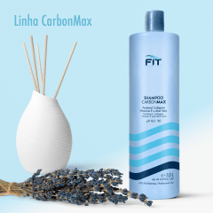 Shampoo CarbonMax Reconstrução Térmica 1L Fit Cosméticos