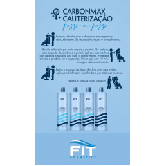 Shampoo CarbonMax Reconstrução Térmica 1L Fit Cosméticos