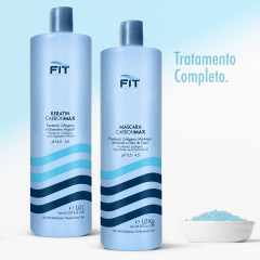 KERATIN CARBONMAX 500G FIT COSMÉTICOS USO PROFISSIONAL