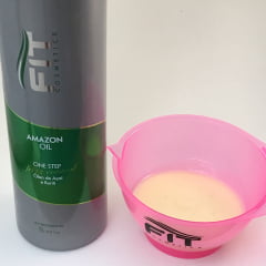 Fit Cosmétics Progressiva Amazon Oil 1l + Shampoo Amazon 1l + Máscara Líquida 120ml + Sérum Brazilian Nutri 60ml