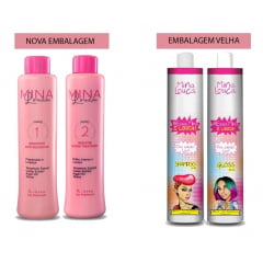 Combo Gloss Mina Louca 1 Litro + Gloss Mina Loira 1 Litro + Shampoo Mina Louca 