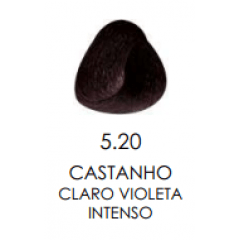 5.20 Castanho claro Violeta Intenso - 60g Nuance Professional