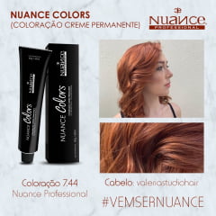 7.44 Louro Cobre Intenso - 60g Nuance Professional