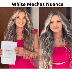 Kit Ox Mechas 06Vol. 900ml Nuance + Pó Descolorante White Mechas 400g Nuance