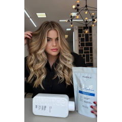 Kit Ox Mechas 20vol. 900ml Nuance + Pó Descolorante Blue Mechas 400g Nuance