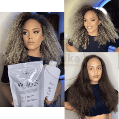 Kit Ox Mechas 40Vol. 900ml Nuance + Pó Descolorante White Mechas 400g Nuance