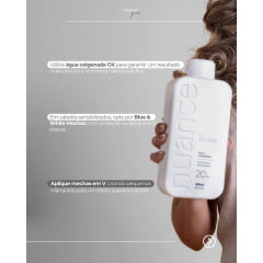 Kit Ox Mechas 40Vol. 900ml Nuance + Pó Descolorante White Mechas 400g Nuance