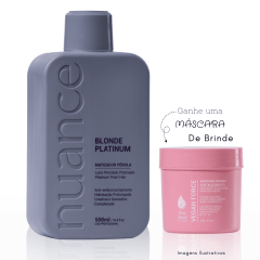 Matizador Pérola Blonde Platinum 500g Nuance Matizador Pérola Blonde Platinum 500g Nuance