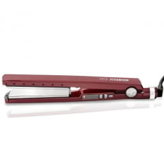 Kit Secador de Cabelo MQ Orion Pro Profissional 2200w Marsala + Prancha Titanium Bivolt 450°F/230°C