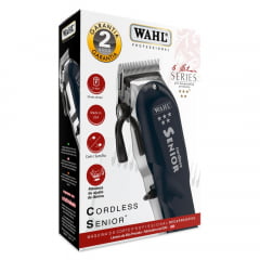 Máquina de Corte Wahl Senior Cordless, Recarregável