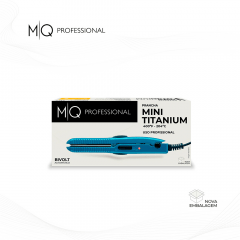 Prancha de Cabelo MQ Mini Titanium, Azul/Silver Bivolt