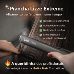 Prancha Profissional Lizze Extreme 250°C/480°F 220V