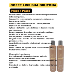 5 Kits Progressiva Coffee Liss Sua Brutona - Redutor e Brilho no Atacado