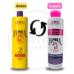 Porém Brutona Progressiva Orgânica Flora Liss Passo 2 - 1L 