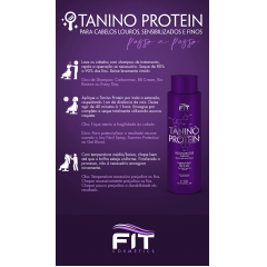 Realinhamento Capilar Semi Definitiva Tanino Protein 1L Fit Cosmétics 
