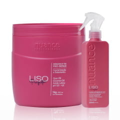 Bottox liso perfeito Pró Repair 1kg + Spray liso perfeito Pré Escova 200ml Nuance