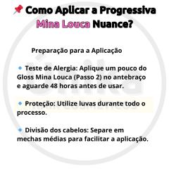 Combo Gloss Mina Louca 1 Litro + Gloss Mina Loira 1 Litro + Shampoo Mina Louca 