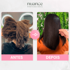 Escova Orgânica Liso Perfeito + Shampoo Glow Day 1L + Máscara Glow Day 1L Nuance