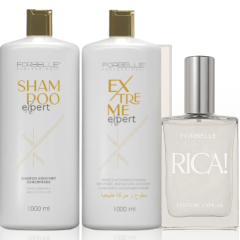 Forbelle Kit Progressiva Extreme Expert 1L + Perfume Rica 60ml
