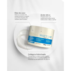 Kit Progressiva Select One 1L Prohall + Shampoo Degan Detox 1L + Máscara Select Care 500g + Máscara Proboo Fiber 500g + Absolut One Prohall