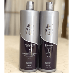 Kit Tratamento Avançado 1 Litro Fit Cosmétics (2 Produtos)