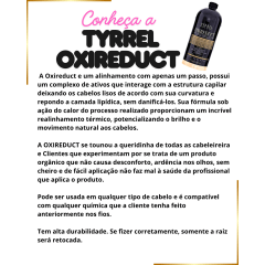 Kit Progressiva Tyrrel Oxireduct 1L + Shampoo Hidratante + SOS Anti-Emborrachamento