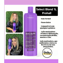 Kit Shampoo detox degan 1l + Progressiva Select Blond 1L Prohall