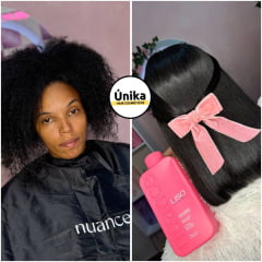  Liso perfeito Escova Orgânica 1L + Sérum Liso perfeito Nuance