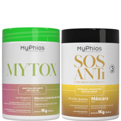 MyPhios Máscara SOS Ante emborrachamento 1Kg + Redutor de volume MYTOX 1Kg
