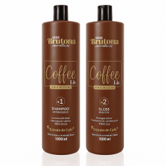 Kit Progressiva Coffee Liss Sua Brutona 1L - Redutor e Brilho Intenso