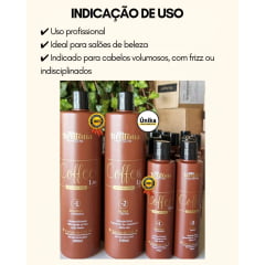Kit Progressiva Coffee Liss Sua Brutona 1L - Redutor e Brilho Intenso