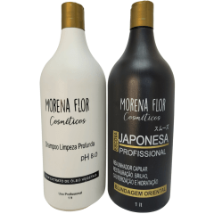 Progressiva Japonesa 1L Morena Flor (2 Produtos)