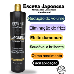 Progressiva Japonesa 1L Morena Flor (2 Produtos)