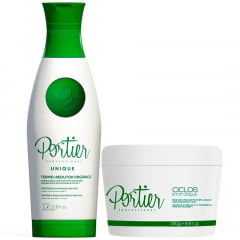 Progressiva Portier Unique 1 Litro + Máscara Reconstrutora Ciclos B-tox Unique 250g