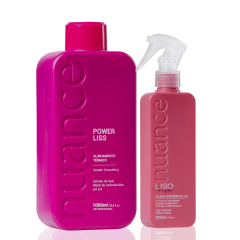 Progressiva Power Liss 1L Nuance - Gloss + Bottox Extreme 1kg + Pré - Escova Liso Perfeito 200ml