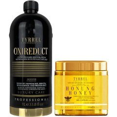 Progressiva Oxireduct Tyrrel + Máscara Honung Honey 500g Tyrrel