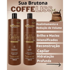 Sua Brutona Progressiva Coffee Liss 1L - Gloss Redutor